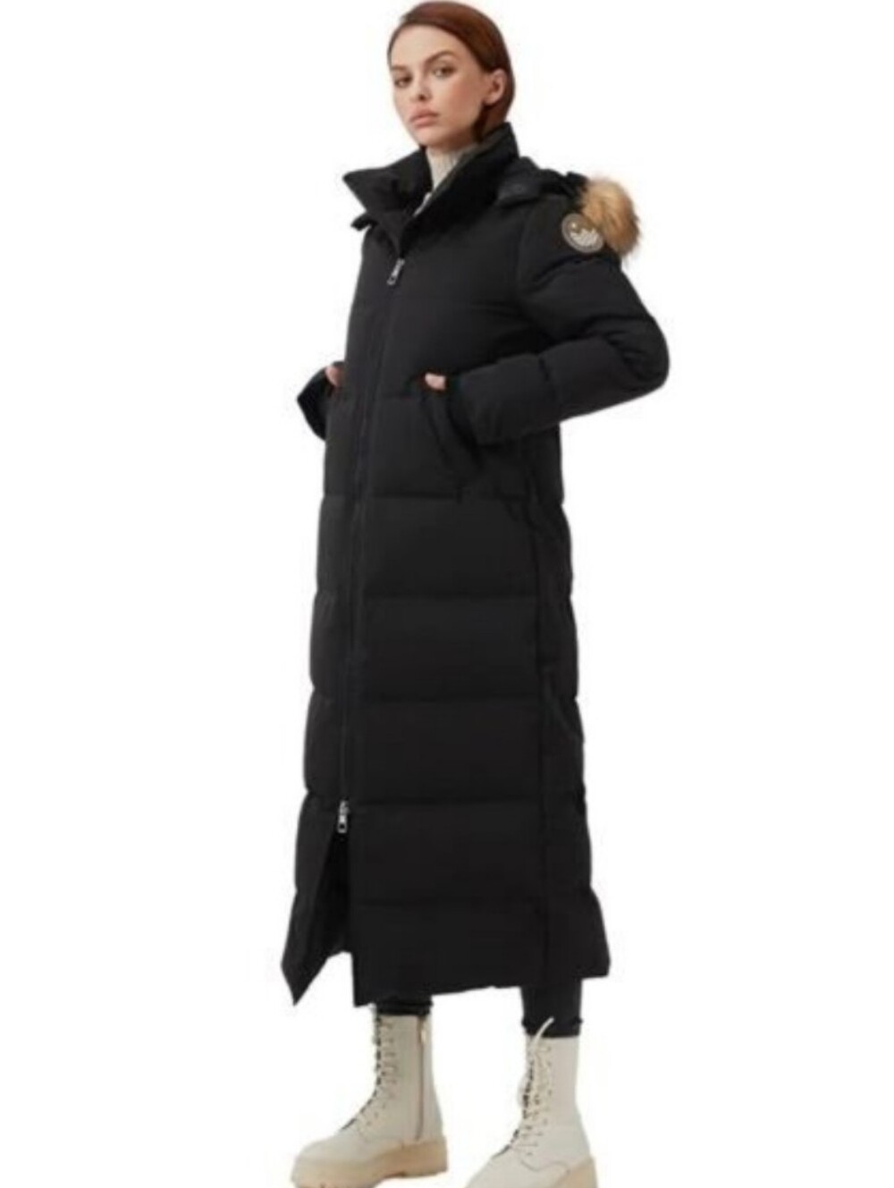 Fitouch Women's Waukee Long Down Coat Parka Jacket | 750+ Fill Power